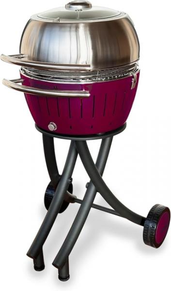 LotusGrill XL Garten Set - Pflaumenlila